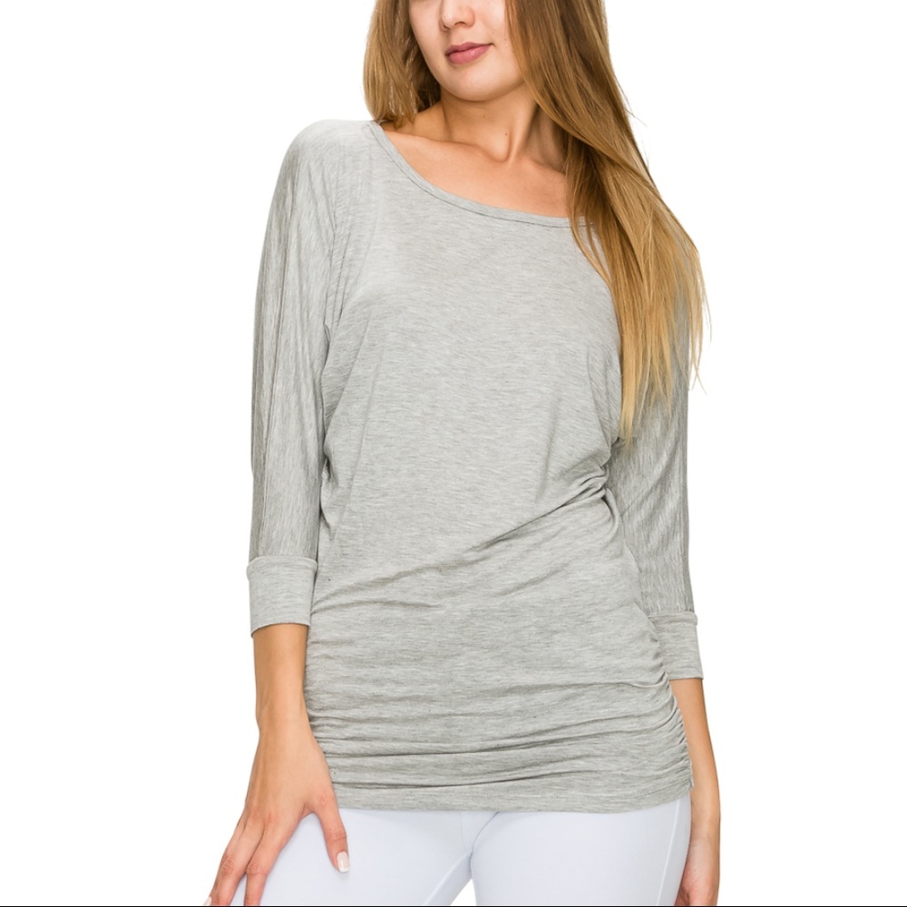 3/4 Sleeve Rayon Top